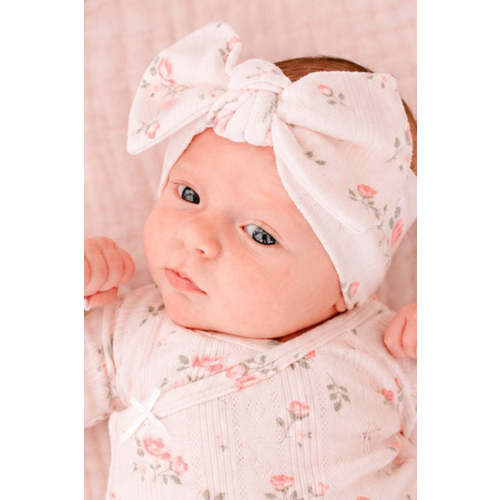 Bamboo Headwrap | Rose Garden Blush – Caden Lane