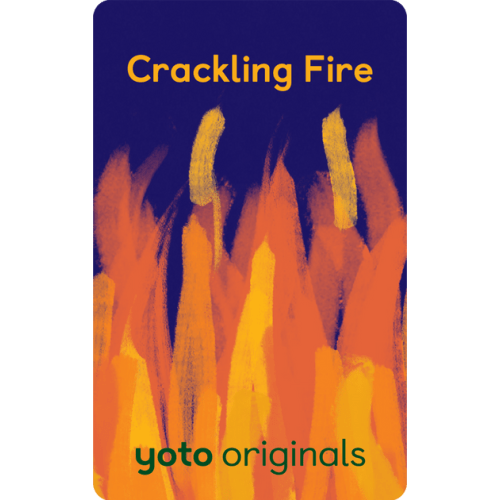 Crackling Fire - Audio Sound Effects Card for Yoto Player