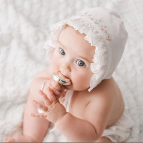 Girls Rose Garden Collection Smocked Bonnet | Feltman Brother