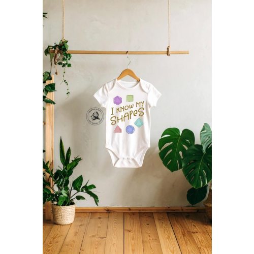 I Know My Shapes Bored Game Onesie® - Gaming Dice Baby Shirt - 1563 - Etsy