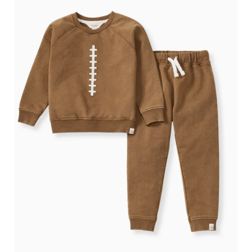 Acid Wash Football Sweatshirt & Pants Set – Burt's Bees Baby