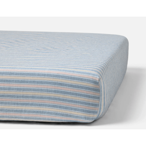 Organic Crinkled Percale Crib Fitted Sheet