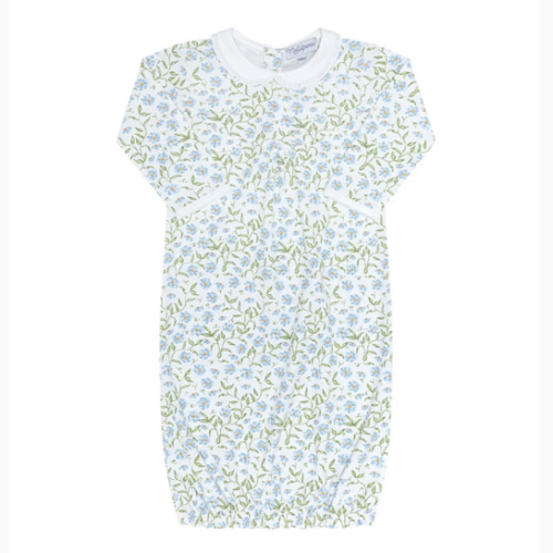 Nellapima Blue Vines Print Gown