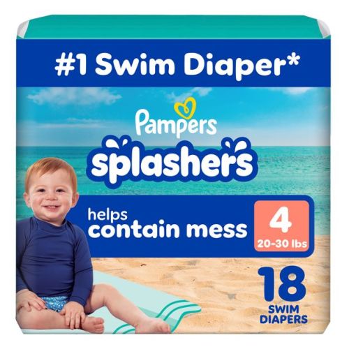 Size M - Pampers Splashers Disposable Swim Pants
