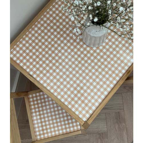 Gingham Vinyl Decal for IKEA Latt Table & Chairs