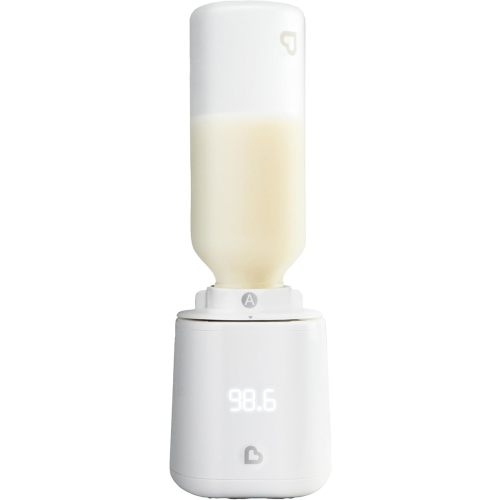 Munchkin Simple Touch Baby Bottle Warmer with Digital Temperature Display - Safe, Easy Heating System to 98.6°F, Compatible with Most Bottle Brands (Plug-in)