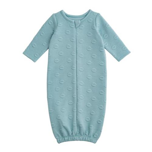 Quilted Football Baby Sleeper Gown