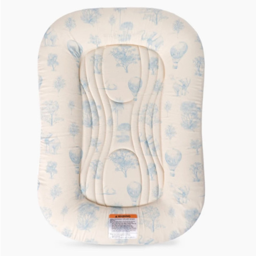 Infant Lounger Wave | Blue Toile