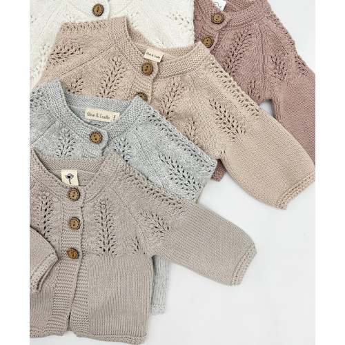 Olesya Cotton Knit Sweater – Olive and Cradle