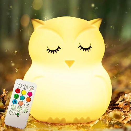 ShaArkMango Baby Travel Night Light, Rechargeable Portable Night Light for Car Seats, Cribs & Strollers, Soft Glow Eye-Caring Light for Infants & Toddlers