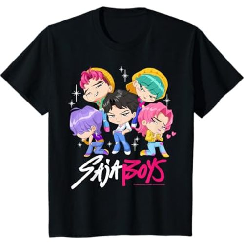 Halloween Saja Boys Chibi Band Group Shot T-Shirt