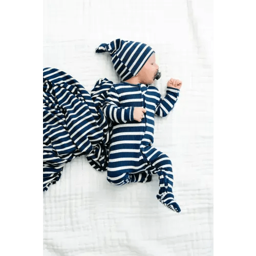 Jack Ribbed Zipper Footies