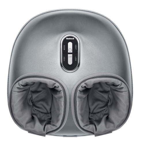 Nekteck Shiatsu Foot Massager Machine with Soothing Heat, Deep Kneading Therapy (Sliver)