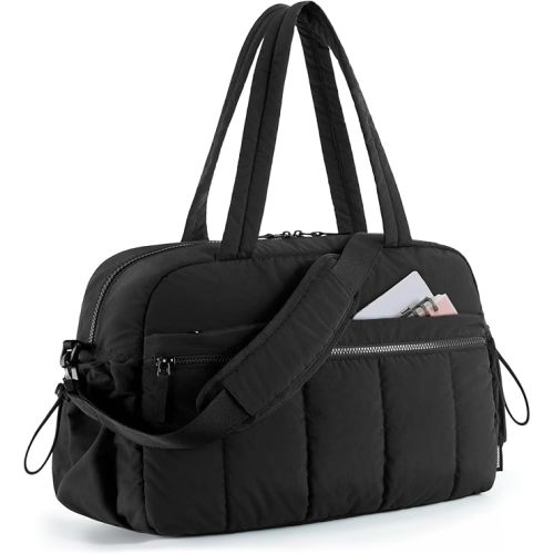 BAGSMART Gym Bag for Women, Duffle Bag for Travel with Wet Pocket, Lightweight Carry on Weekender Duffel, Water Resistant