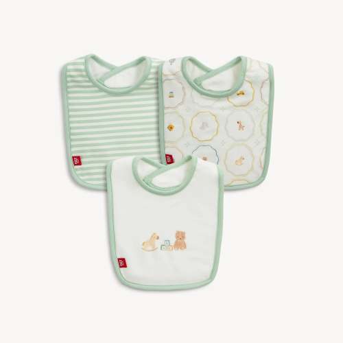 Magnetic Me Nursery Magic Cream Modal Magnetic Bib 3-pack