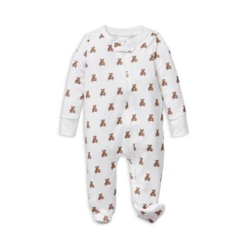 Unisex Pima Teddy Tales Footie - Baby