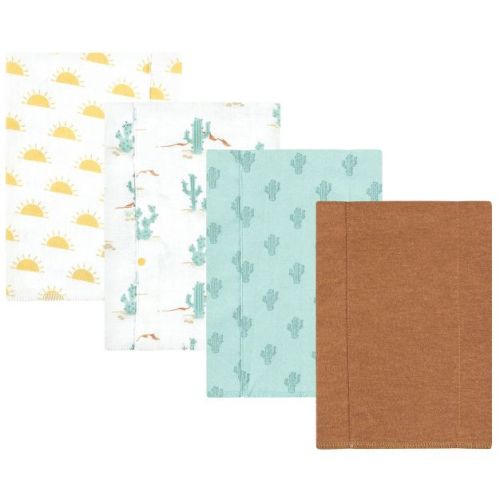 Luvable Friends Hudson Baby Flannel Burp Cloths 4pk Set