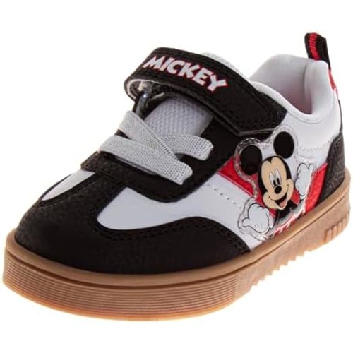 Boys Casual Kids Character Shoes Cars Toy Story Mickey Mouse Paw Patrol Sonic Spider Man Monster Jam Sneakers for Boys Size 6-10 Toddler / 11-12 Little Kid