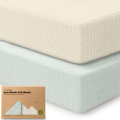 2-Pack Lyra Muslin Crib Sheets - Willow / 52 x 28