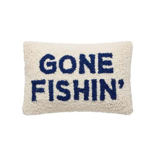 Gone Fishin' Hook Pillow