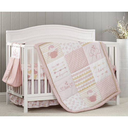 OxfordBaby Oxford Baby Baby Love (4 Pc Crib Nursery Bedding Set) | Wayfair