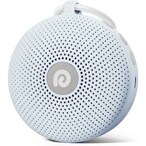 Dreamegg White Noise Machine - Portable Sound Machine for Baby Adult, Features Powerful Battery, 21 Soothing Sound, Noise Canceling for Office & Sleeping, Sound Therapy for Home, Travel(2Light Blue)