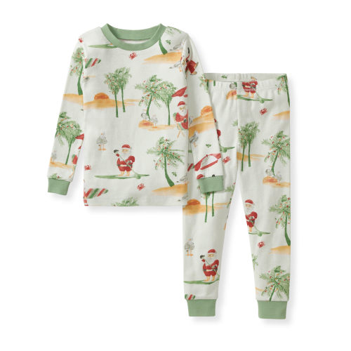 Surfin Santa Matching Family Two-Piece Pajamas – Burt's Bees Baby