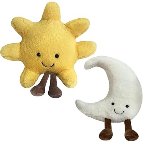 New Moon Sunshine Plush Toy Cute Smile Fun Filled Animal Pillow Soft Plush Toy for Children's Birthday Gift