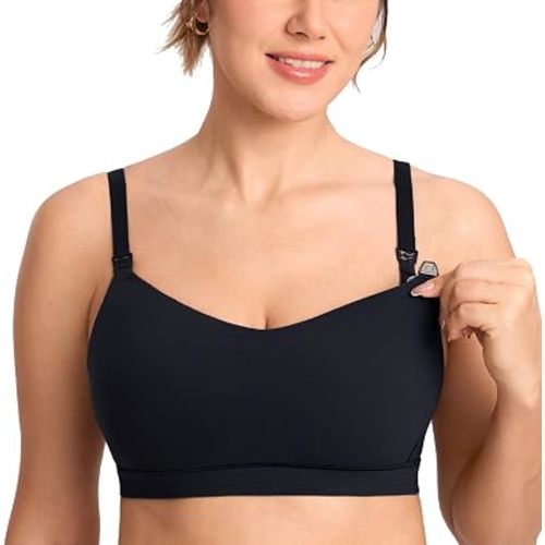 MOMANDA Seamless Nursing Bras for Breastfeeding | Light padded maternity bralettes, Full coverage, One-piece molded cups, Wirefree, For women