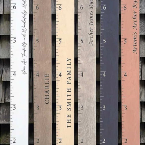 Giant Boho Wooden Ruler Growth Chart – Headwaters Studio