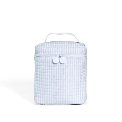 Quilted Go Go Lunch Insulated Bag - Pimlico Stripe Blue
