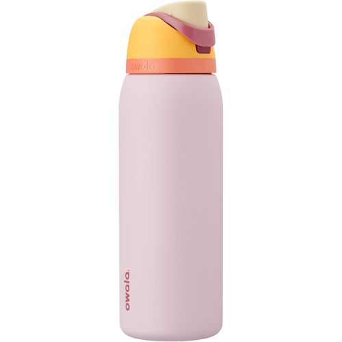 Owala FreeSip Insulated Stainless Steel Water Bottle with Straw for Sports and Travel, BPA-Free Sports Water Bottle, 40 oz, Candy Store