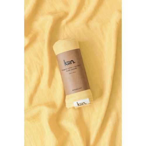 Organic Muslin Swaddle - Buttercup – Kiin ®