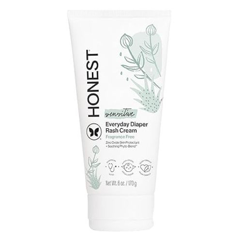 The Honest Company Diaper Rash Cream, Hypoallergenic, Cruelty-Free, 2.5 oz