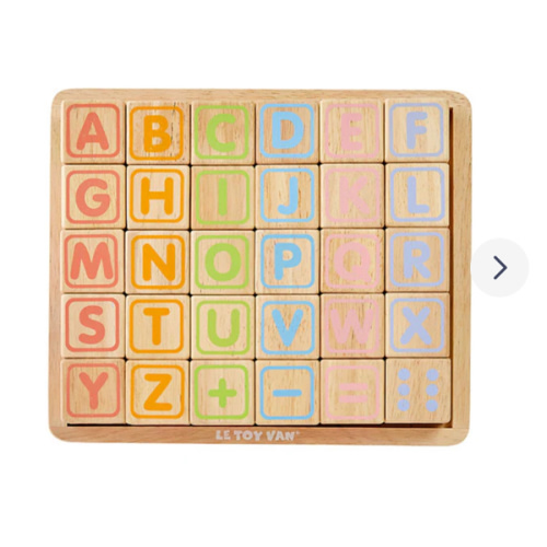 Pastel Letter Blocks | Caitlin Wilson