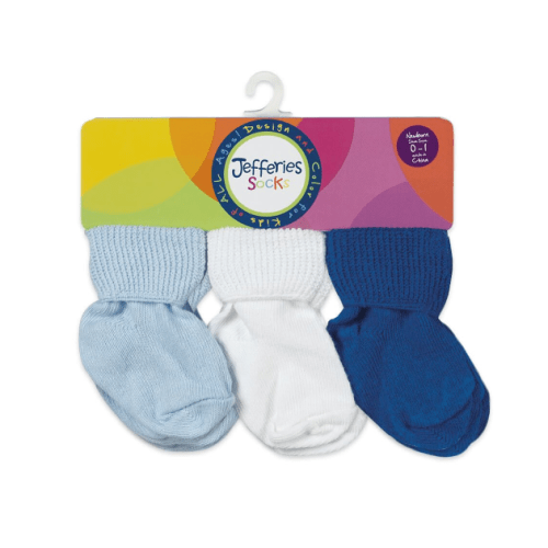 Jefferies Socks Baby Classic Bootie Turn Cuff Socks 6 Pair