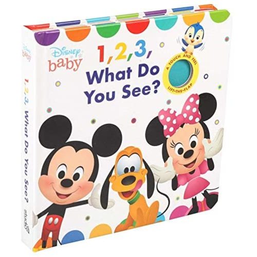 Disney Baby: 1, 2, 3 What Do You See? (Cloth Flaps)