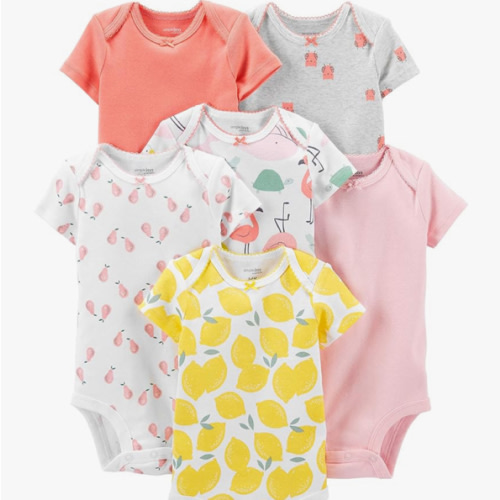 Simple Joys by Carter's Baby Girls' 6-Pack Sleeveless Bodysuit