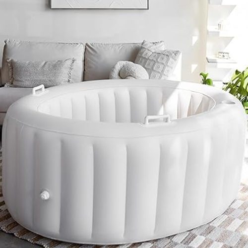 Earthside Birth Pool Comfort for Home Water Birth Kit | Doula & Midwife Approved in Marshmallow White I Portable and Easy to Set up with a Capacity for 127 Gallons