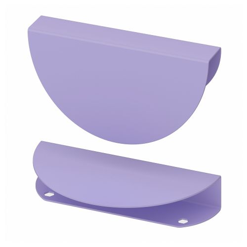 BEGRIPA Handle - lilac/half-round 5 1/8 "