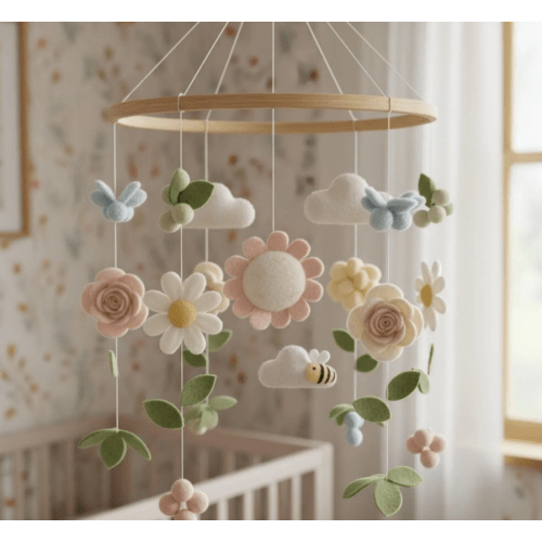 Botanical Garden Baby Mobile