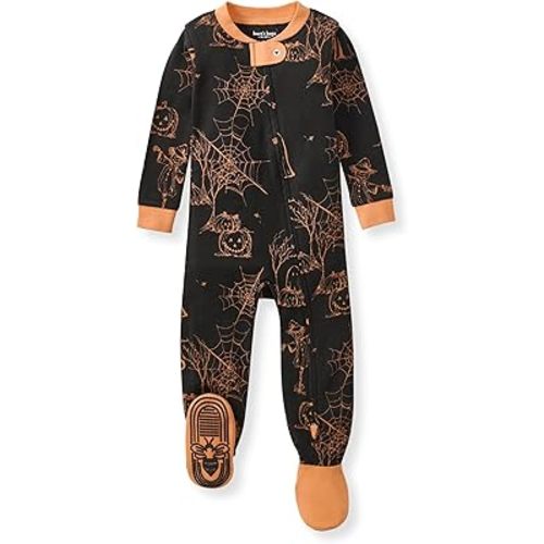 Burt's Bees Baby baby-boys Sleeper Pjs, 100% Organic Cotton, One-piece Footie, Zip Up Jumpsuit, Snug Fit Pajamas
