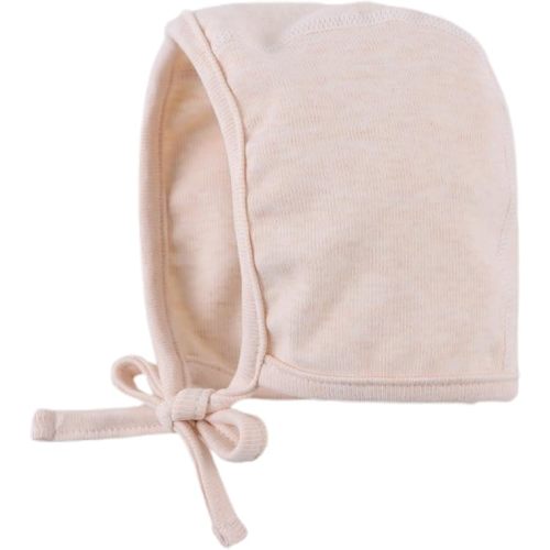 Yuoahcn Newborn Hats for Baby Girls Boys Cotton Beanie Soft Infant Hat with Ties Cute Baby Bonnet Hospital Hat 0-9Months