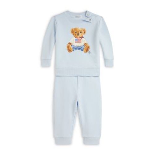 Boys' Polo Bear Fleece Sweatshirt & Pants Set - Baby