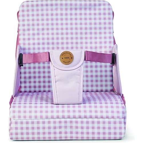 SARO Portable Booster Seat (Pink Vichy)