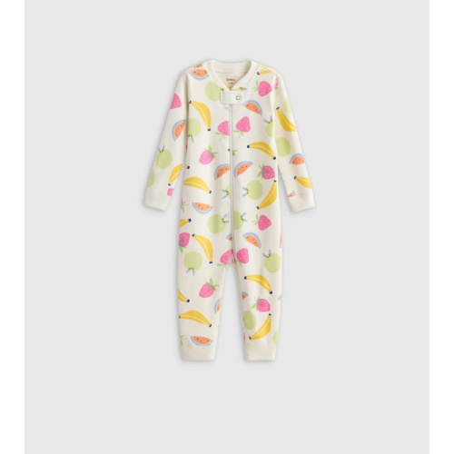 100% Organic Cotton One Piece Pajama - Baby in Fruit