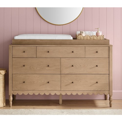 Penny 7-Drawer Dresser & Topper Set (56w x 19d")