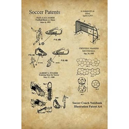 Soccer Coach Notebook Planner: A Journal with Field Diagrams & Note Pages