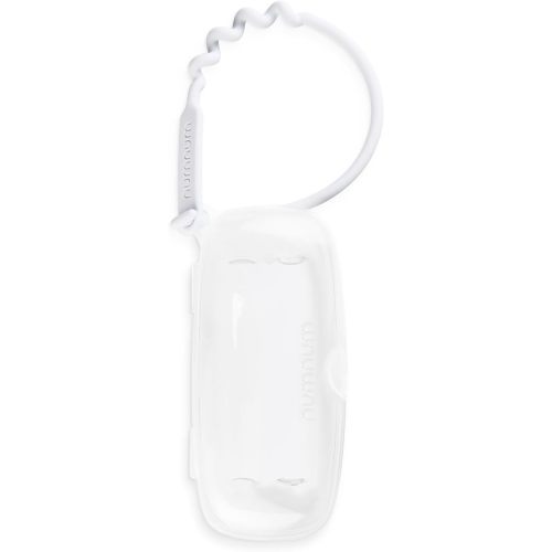 NumNum Baby Spoons Set, Travel Case for Pre-Spoon GOOtensils for Kids Aged 6+ Months - First Stage, Baby Led Weaning (BLW), Teething Spoon - 1 Travel Case, Clear