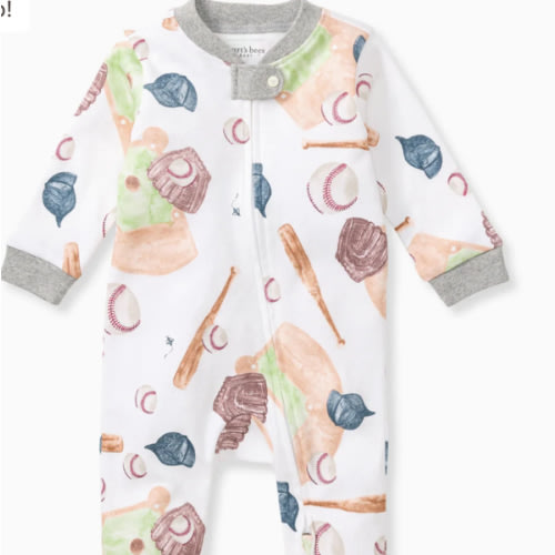 Baseball Organic Cotton Sleep & Play – Burt's Bees Baby